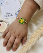 Frog Kids Handmade Rakhi Bracelet