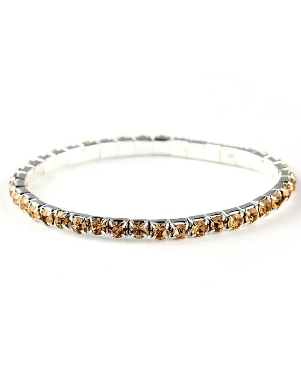 Beige Rhinestone Bracelet