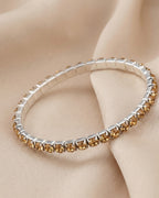 Beige Rhinestone Bracelet