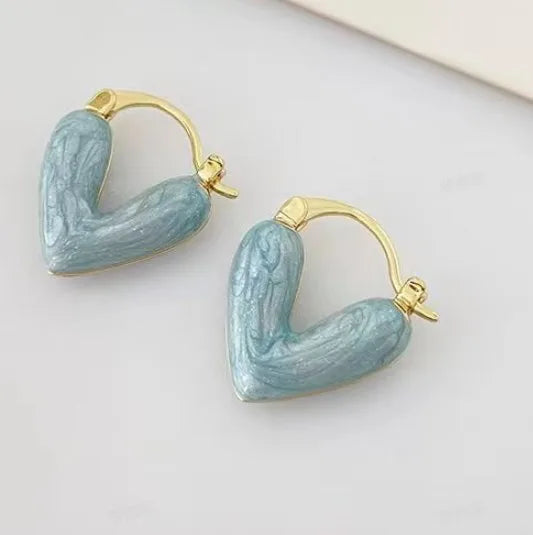 Heart Hoop earrings