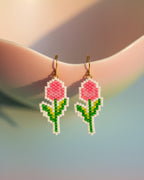 Blush Tulip Earrings