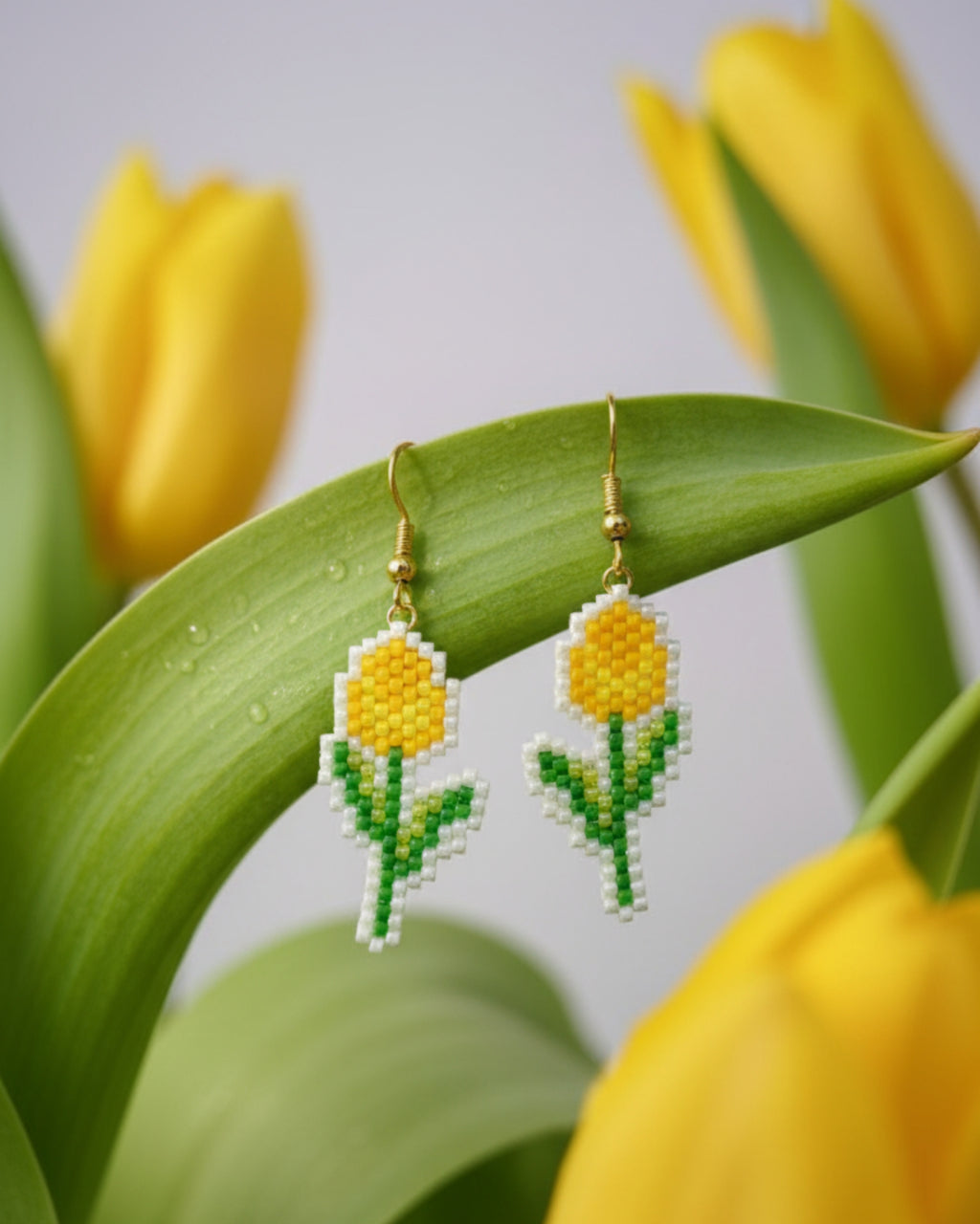 Butter Tulip Earrings