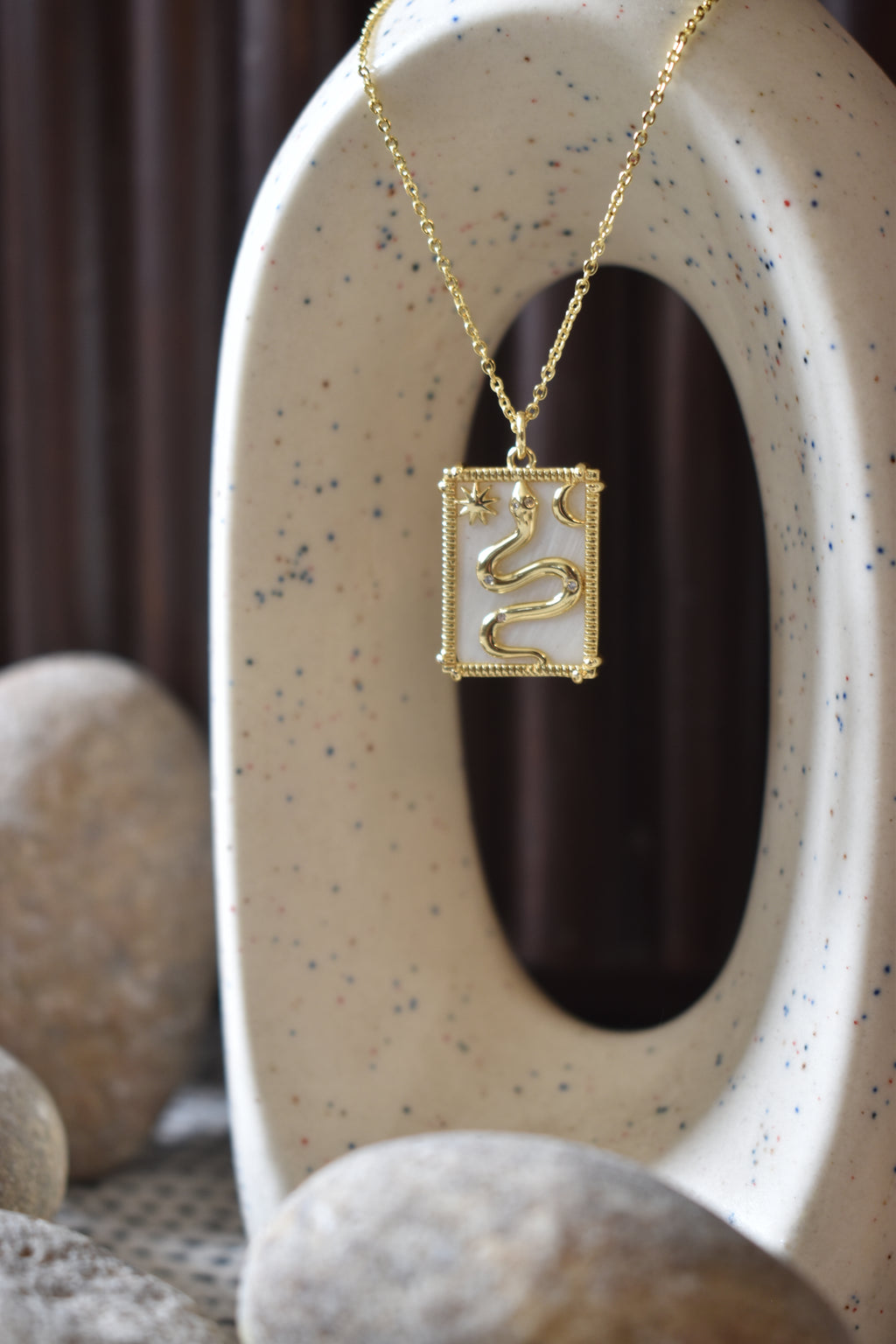 Ivory Serpent Pendant