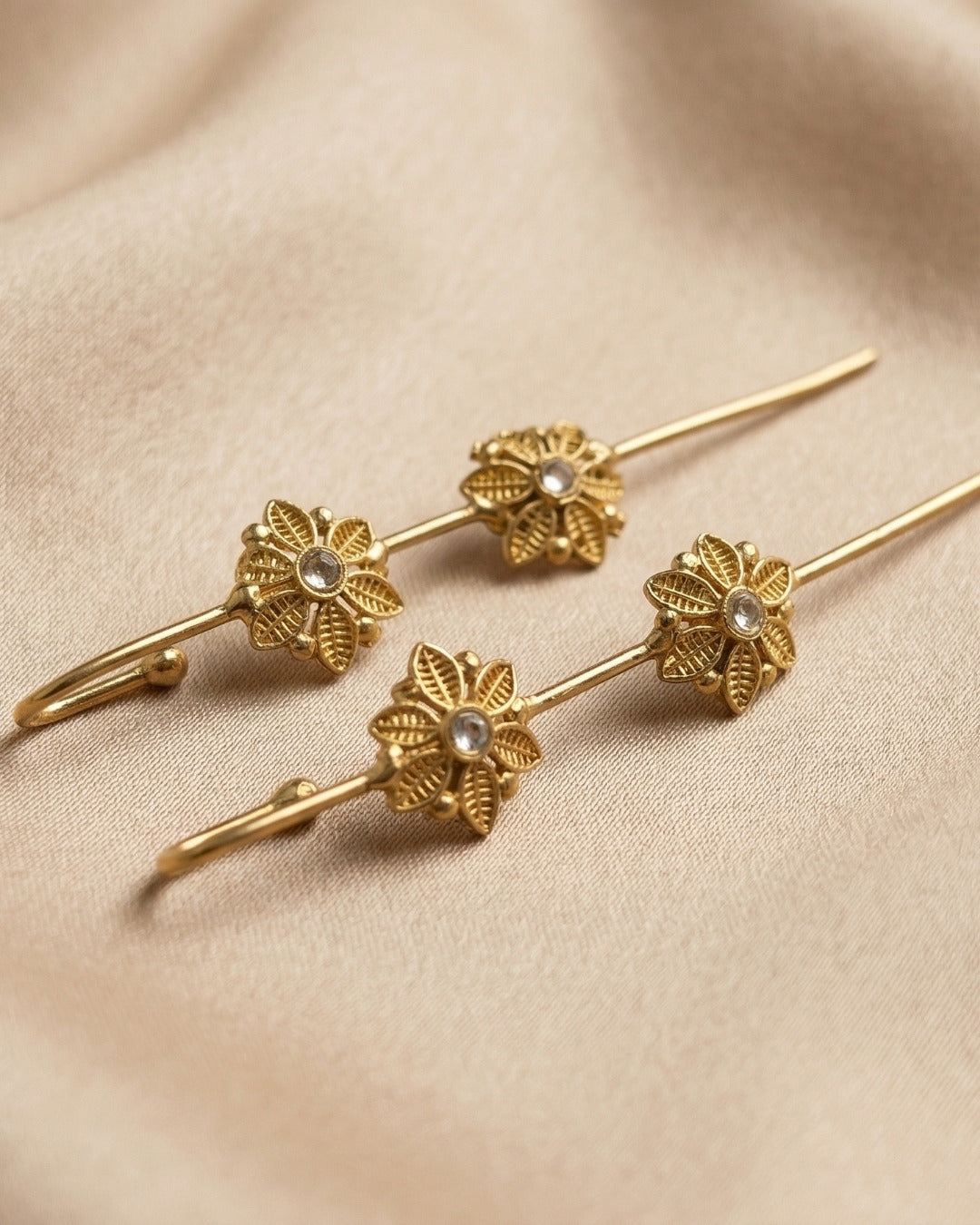 Vintage Flower Earcuffs