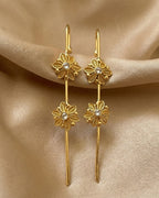 Vintage Flower Earcuffs