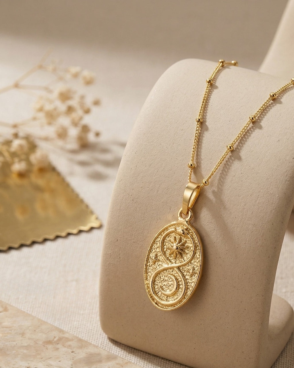 Gold Infinity Pendant