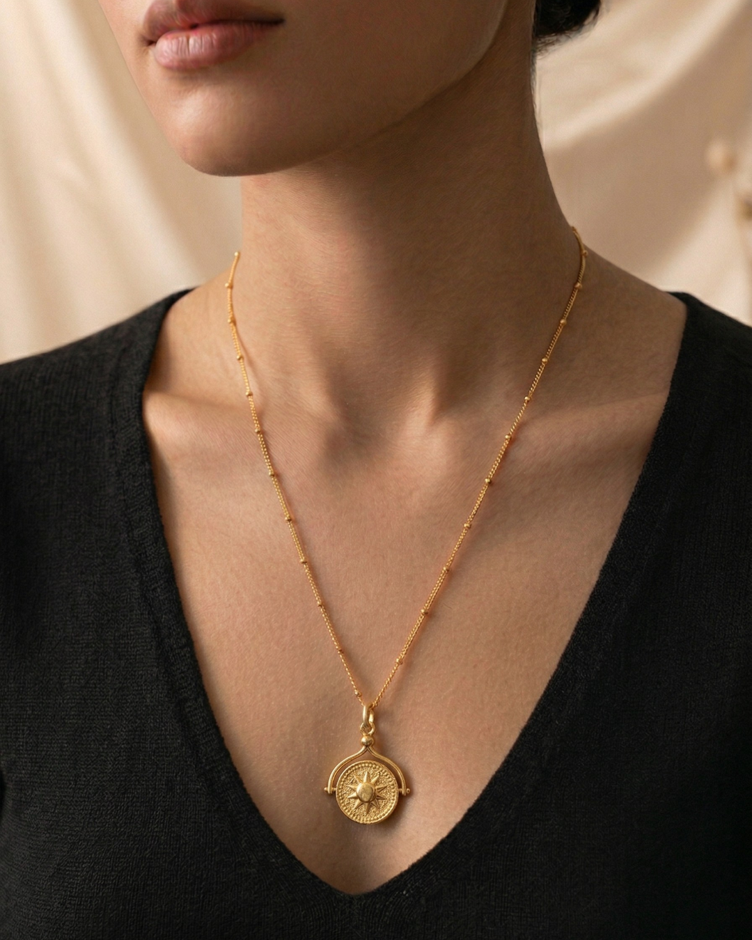 Gold Sun Pendant