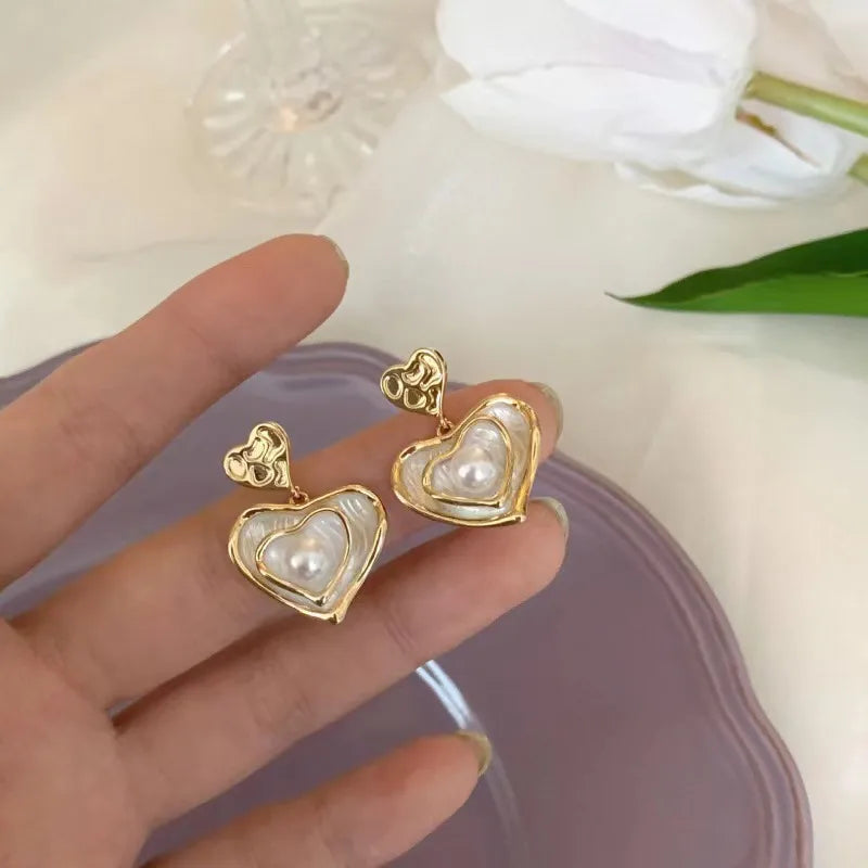 Heart Ear Studs