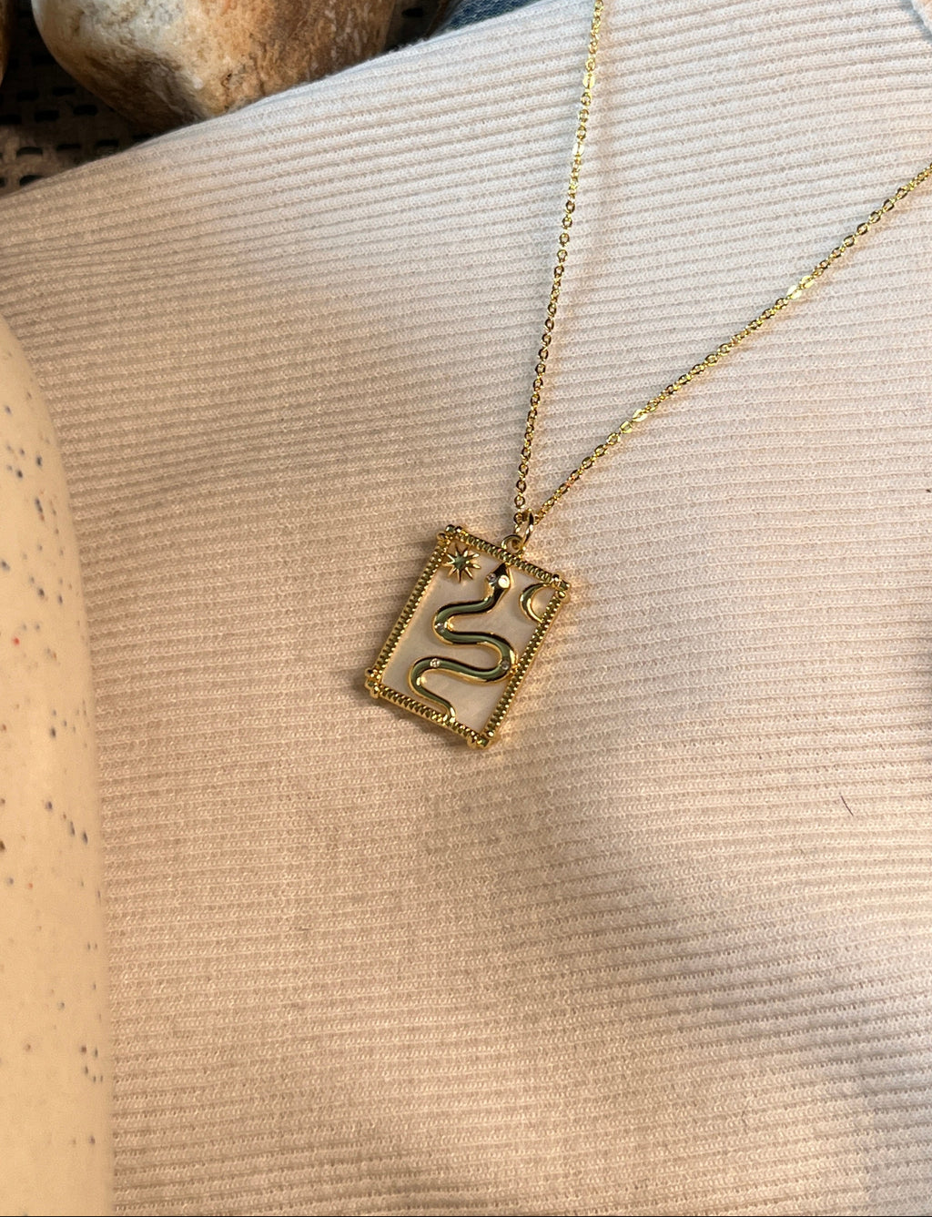 Ivory Serpent Pendant