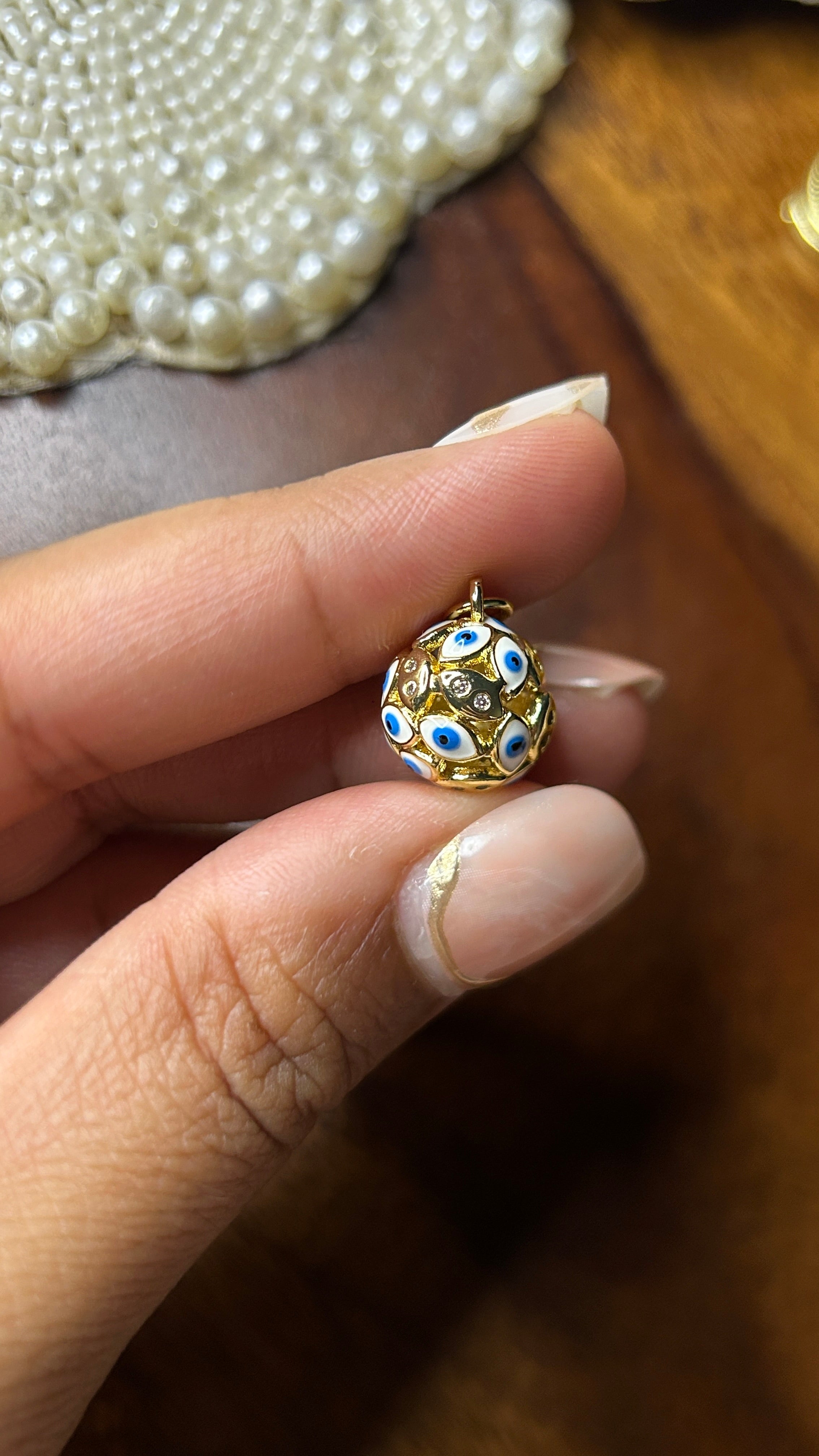 The Evil Eye Globe Charm Necklace