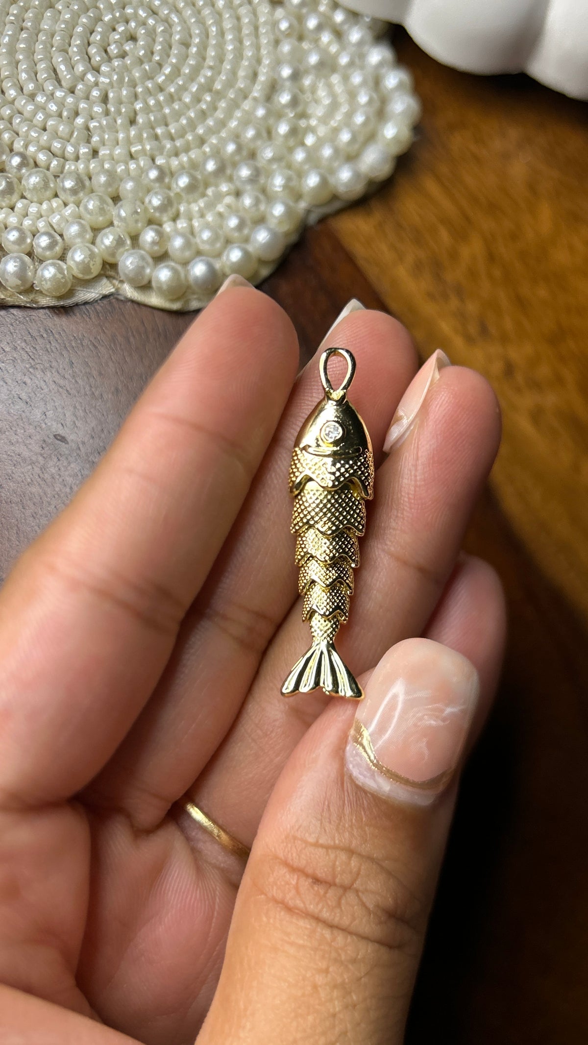 Fish Charm Pendant Neckalce
