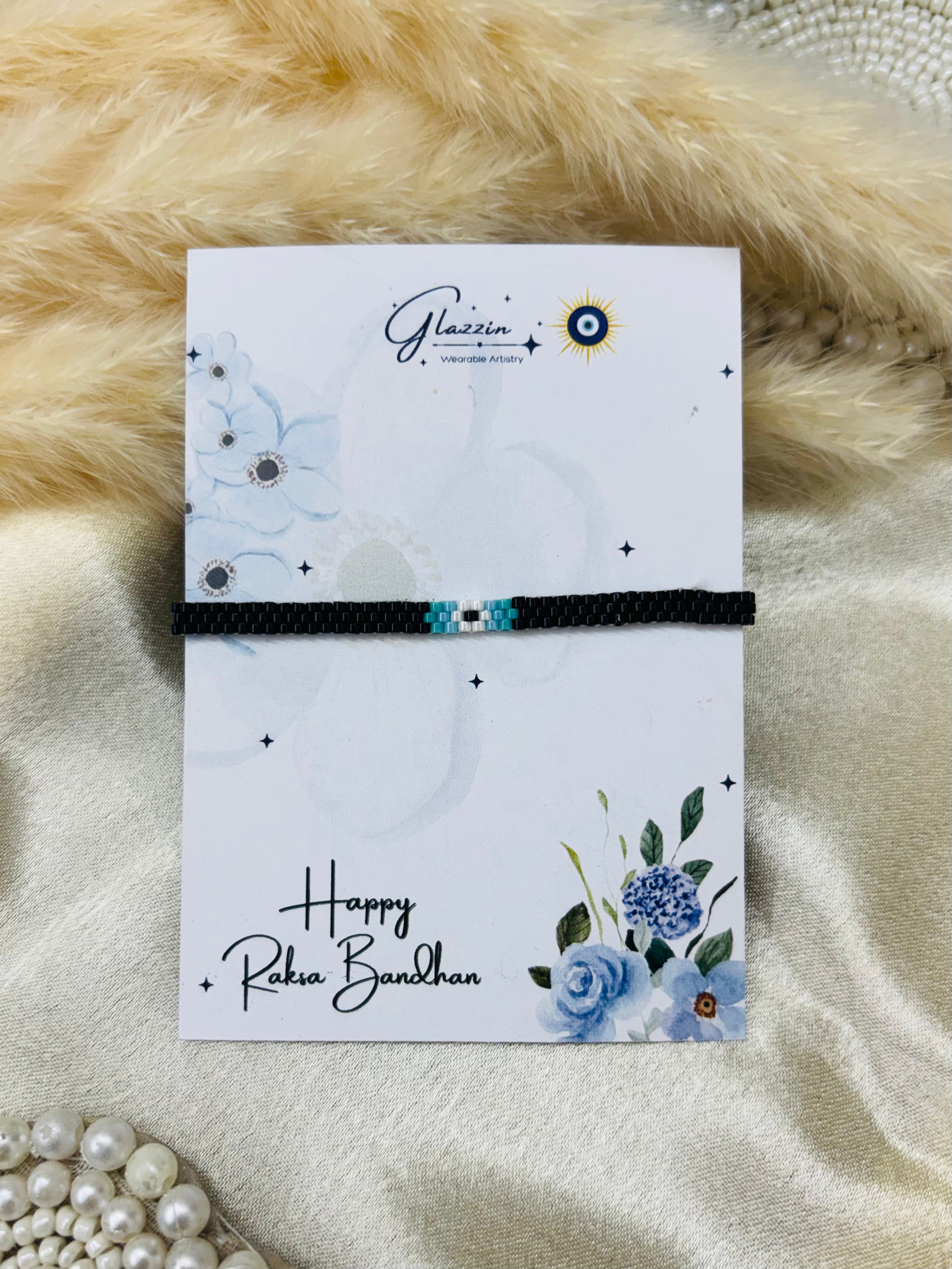 Evil Eye Handmade Rakhi-Bracelet