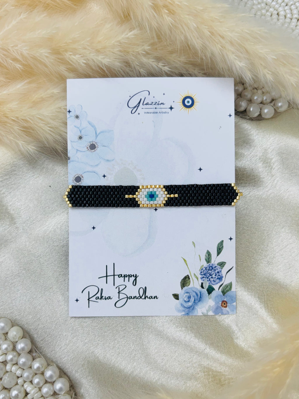 Evil Eye Handmade Rakhi Bracelet – Style I