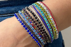 Rhinestone Bracelet Stack of 12