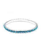 Lake Blue Rhinestone Bracelet