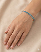 Lake Blue Rhinestone Bracelet