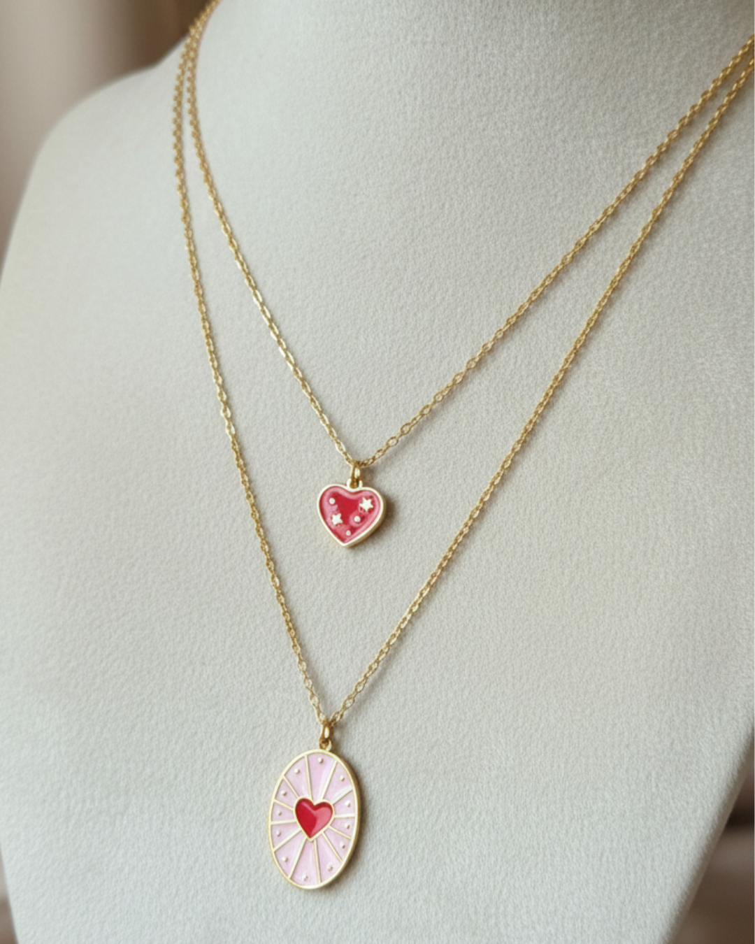 Layered Heart Pendant