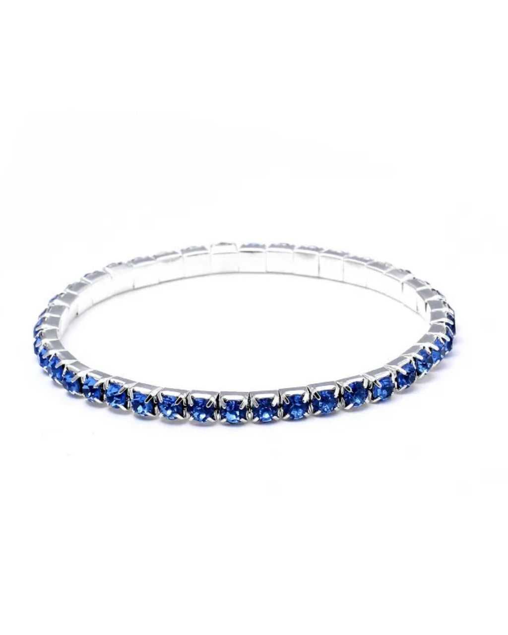 Light Blue Rhinestone Bracelet
