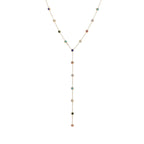 Starlight Falls Zirconia Tassel Necklace