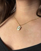Orla White Pendant