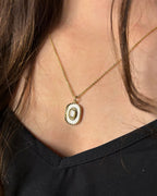 Orla White Pendant