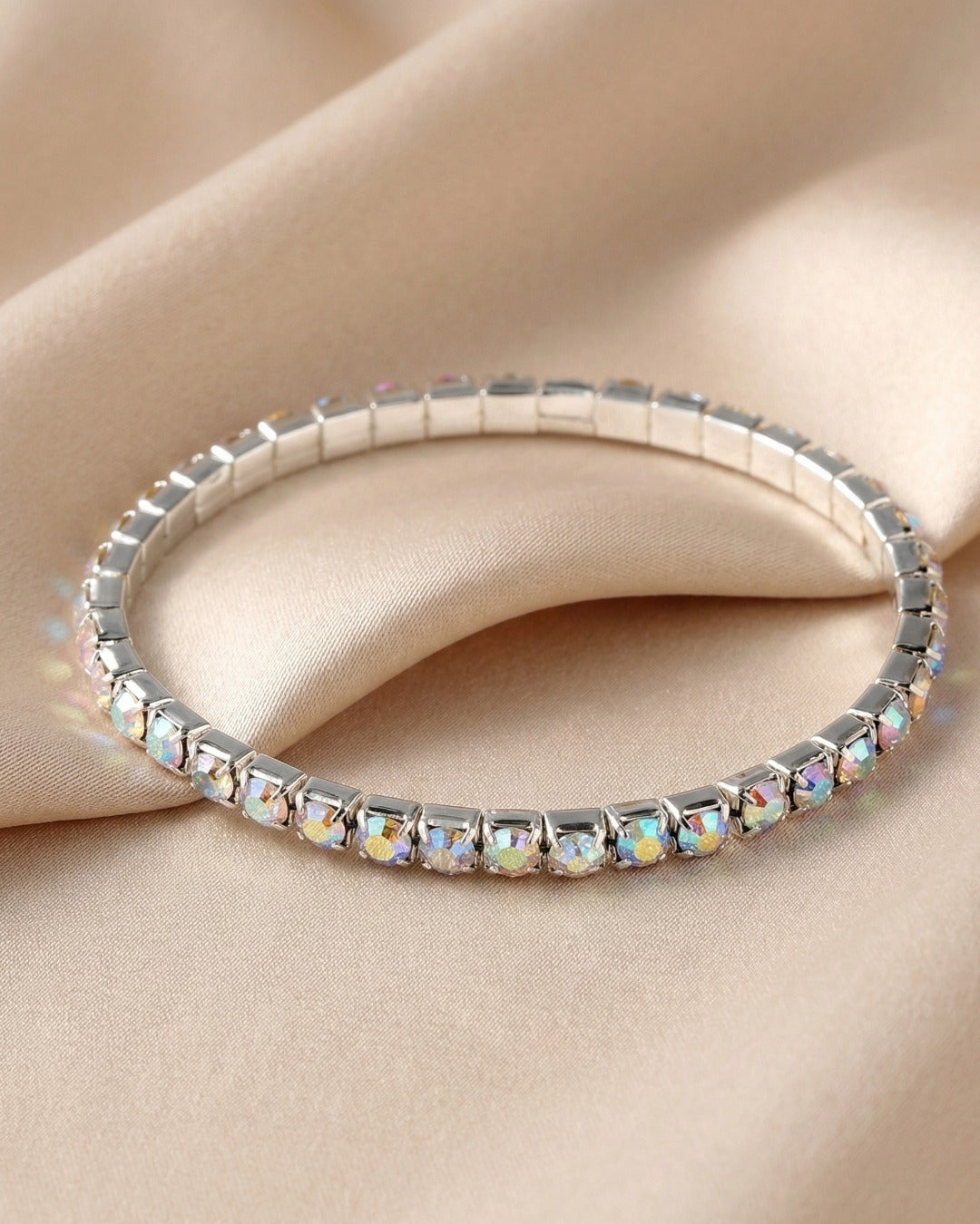Rainbow Diamond Rhinestone Bracelet