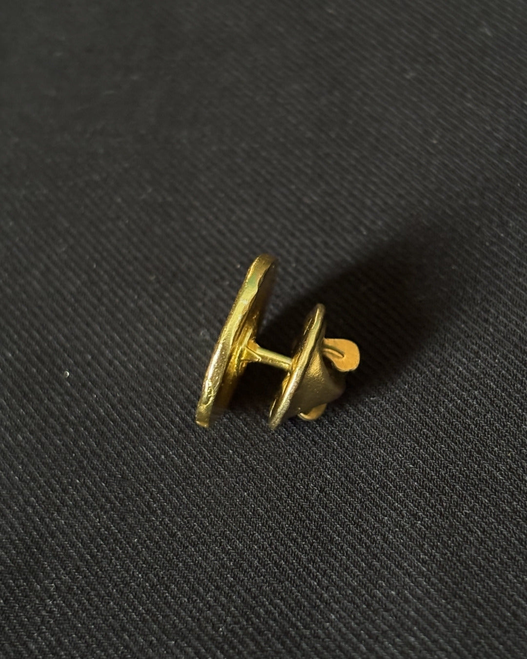Round Button Brooch