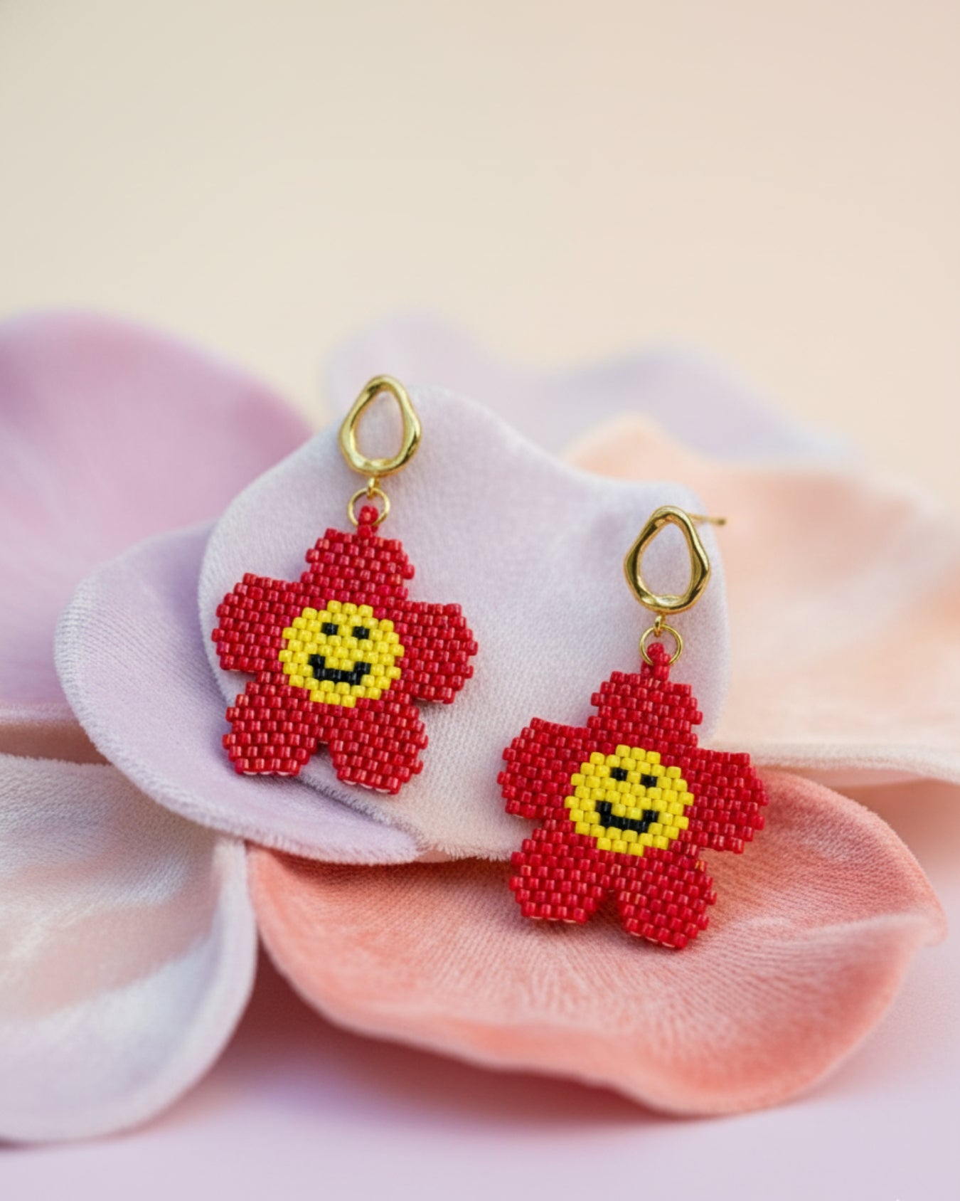 Scarlet Bloom Earrings