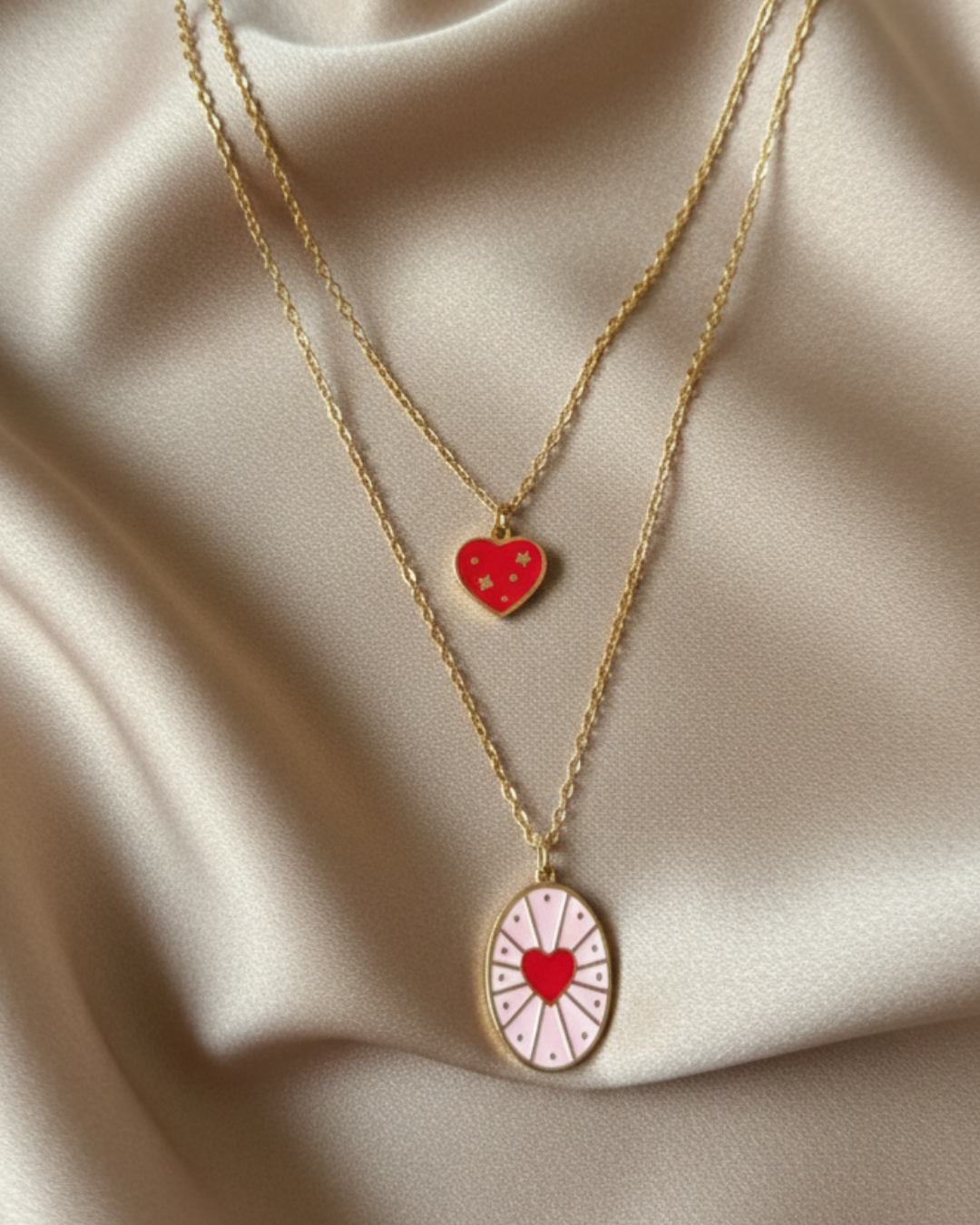 Layered Heart Pendant