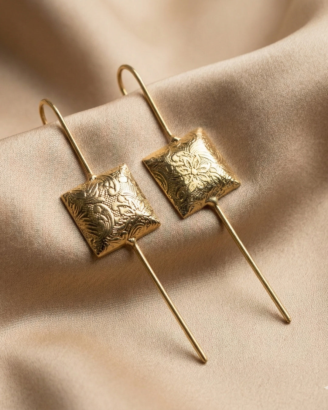 Vintage Square Earcuffs
