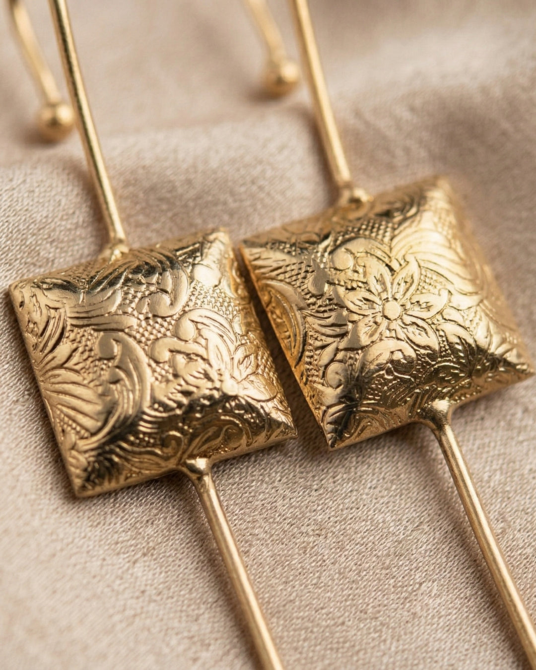 Vintage Square Earcuffs