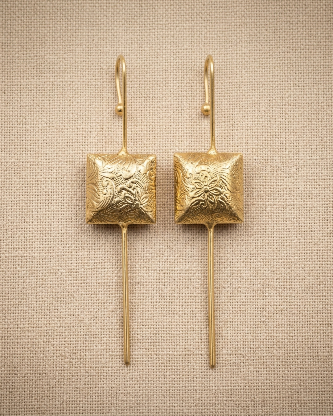 Vintage Square Earcuffs