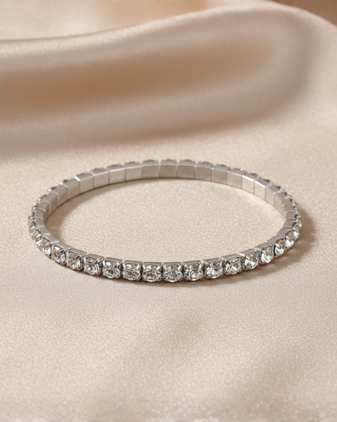 Diamond White Rhinestone Bracelet